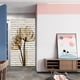 thumbnail image 4 of Grano de ladrillo de hibisco 77x200cm Etiqueta de puerta 3D Bodega Foto Mural Trompe l'oeil Pegatinas de pared PVC Papel tapiz impermeable para dormitorio Baño Cocina, 4 of 5