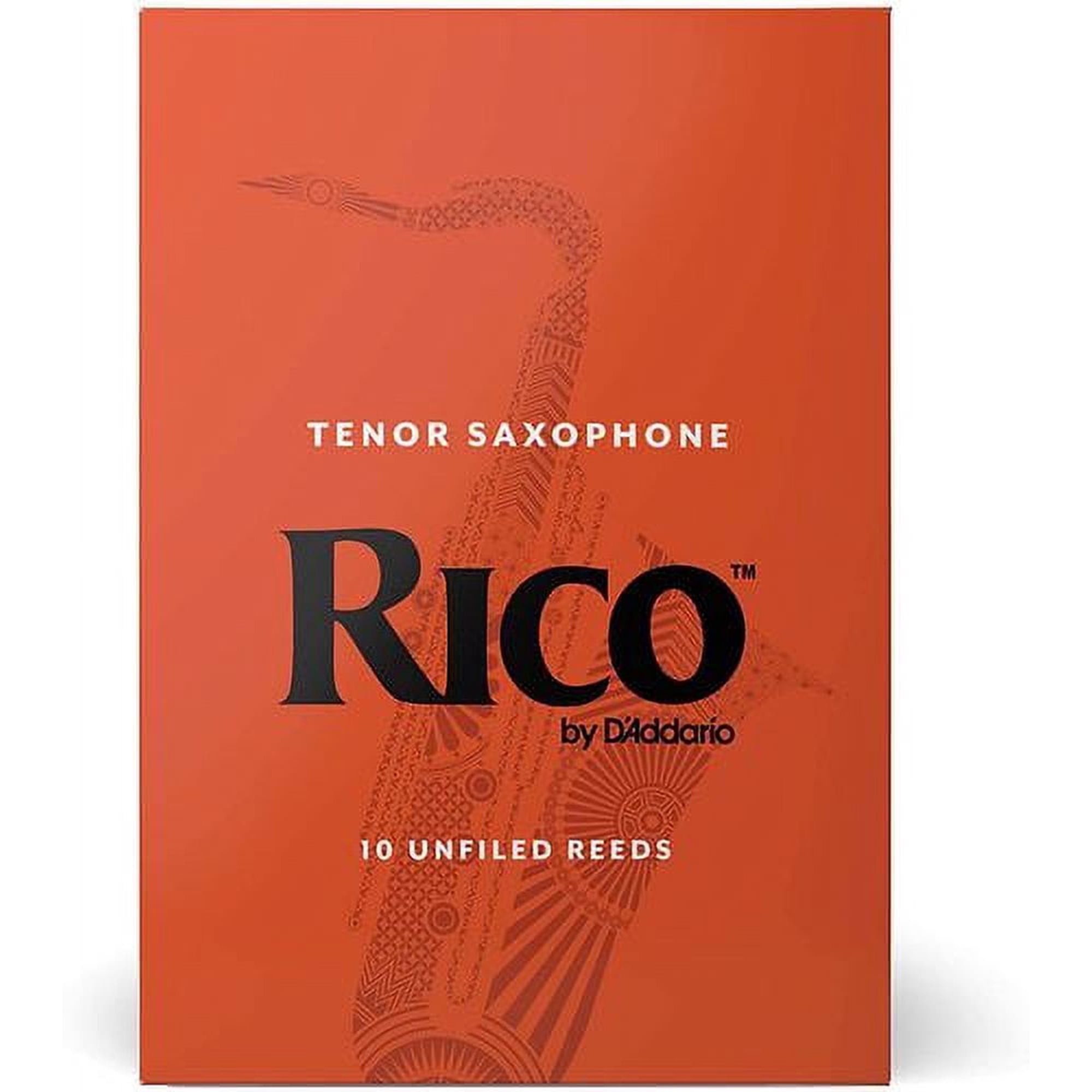 Rico by D'Addario Tenor Sax Reeds, Strength 4.0, 10-pack