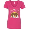 thumbnail image 3 of Inktastic Jesus is the Reason for the Season Christmas Nativity Women's V-Neck T-Shirt, 3 of 5