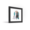 thumbnail image 2 of Gallery Pops Disney Frozen 2 - Elsa and Anna Color Sketch Wall Art, Black Framed Version, 12" x 12", 2 of 5