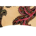 thumbnail image 3 of Rustic Damask Embroidered Throw Pillow, 3 of 4
