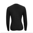 thumbnail image 6 of Zylanna Women's Pullover Sweaters, Crew Neck Long Sleeve Solid Color Knit Button Casual Tops for Women Black, 6 of 6