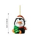 thumbnail image 3 of Xihbxyly Juego de Adornos para Árbol de Navidad, Mini Colgantes, Adornos Acrílicos de Papá Noel y Muñeco de Nieve, Fáciles de Colgar, Versátiles para El Hogar, La Oficina y Fiestas Navideñas, 32 Piez, 3 of 7