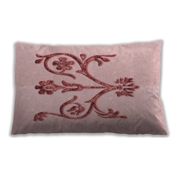 Ahgly Company Outdoor Rectangular Contemporary Lumbar Throw Pillow, 13 inch by 19 inch