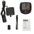 thumbnail image 1 of Ordenador de bicicleta Soidarity LCD Digital Negro + Rojo, 1 of 6