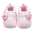 thumbnail image 3 of Newborn Baby Boys Girls Cozy Fleece Booties with Grippers Stay On Slipper Socks Infant Toddler Crib Winter Shoes for Boys Girls, 3 of 5