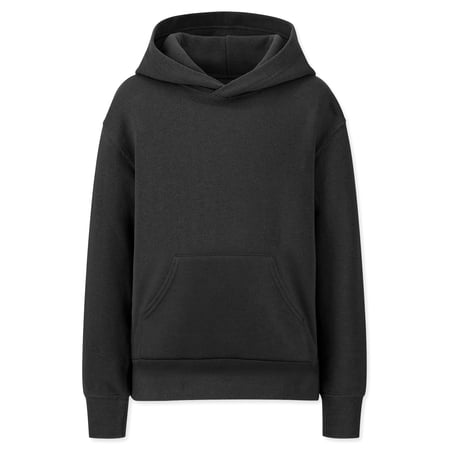 Daxton Youth Unisex Pullover Hoodie Mid-weight Fleece Sweatshirt Black S