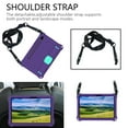 thumbnail image 3 of Allytech Case for Samsung Galaxy Tab S7 11-Inch SM-T870 T875, Silicone EVA Kids Friendly Stand Shoulder Strap Heavy Duty Shockproof Bumper Cover for Samsung Galaxy Tab S7 11-inch, Purple/Aqua, 3 of 7