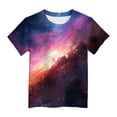 thumbnail image 4 of gdxvjhbj Shirts T - pour Filles Rentrée des Classes T-Shirt Court pour Fille T-Shirt Graphique d'Été Col Rond Manches Courtes T-Shirts Taille 6-7 (Violet Pâle, 6-7 Ans), 4 of 4