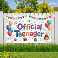 thumbnail image 7 of Colorful Theme Happy Birthday Banner For Kids Party Teenage Celebration Indoor Decoration, 7 of 7
