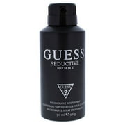 Guess Seductive Homme Body Spray, Size 6 fl. oz, Gender for Men, Scent Amber Spicy, 1 Count