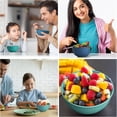 thumbnail image 3 of 24oz Unbreakable Cereal Bowls Set of 6, Wheat Straw Fiber Lightweight Reusable Plastic Bowls, Microwave & Dishwasher Safe, Stackable Kitchen Bowls for Salad, Soup, Ramen, Noodles, Oatmeal, Rice, Snac, 3 of 6