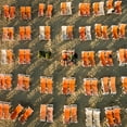 thumbnail image 3 of Marmont Hill "Orange Beach Chairs" by Karolis Janulis Painting Print on Wrapped Canvas, 3 of 5