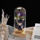 thumbnail image 4 of Laklulu Un regalo navideño para familiares y amigas: girasol artificial con cúpula de vidrio y tira de LED, 4 of 5