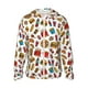 thumbnail image 1 of Fotbe Hot Dog Pizza Chaqueta con Protección Solar UPF 50+ para Hombre y Mujer, Camisa con Capucha y Bolsillos-Medium, 1 of 7