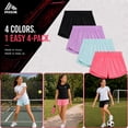 thumbnail image 7 of RBX Girls Athletic Shorts Breathable Performance Double Mesh Gym Running Dolphin Shorts, 7 of 7