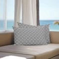 thumbnail image 3 of Black Grey Boho Outdoor Pillow Covers 20x12 Inch Lumbar Pillow Covers Set of 2 Waterproof Decorative Throw Pillow Cases Farmhouse Country Flowers Plaid Textured Cushion Covers for Patio Furniture, 3 of 8