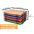 thumbnail image 2 of BAZIC Poster Board Display Rack 10-Slots, Art Drying Racks 29.5"x23"x16", 2 of 7