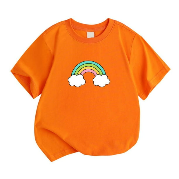 Girls orange shirt hotsell