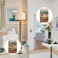 thumbnail image 4 of Yayeee Blank Wall Plate Cover 1-Gang 4.5"x2.7" Home Unused Decorative Outlet, Abstract Wavy Landscape, 4 of 7