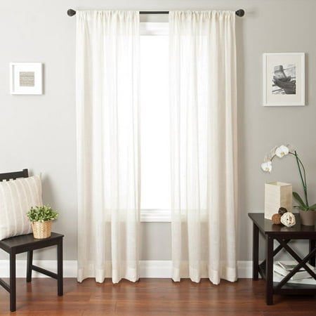 Softline Bahamas Rod Pocket Curtain Panel, 5-Natural