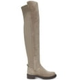thumbnail image 2 of Sam Edelman Womens Narisa Leather Tall Over-The-Knee Boots Taupe 9 Medium (B,M), 2 of 3