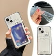 thumbnail image 2 of Transparent Cartoon Rabbit Printed Mobile Cover Compatible with No.14 Transparent Phone Cover for Fans and Mobile Enthusiast, 2 of 7