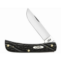 Case XX Knives Rough Black Synthetic Sodbuster Jr Stainless Pocket Knife