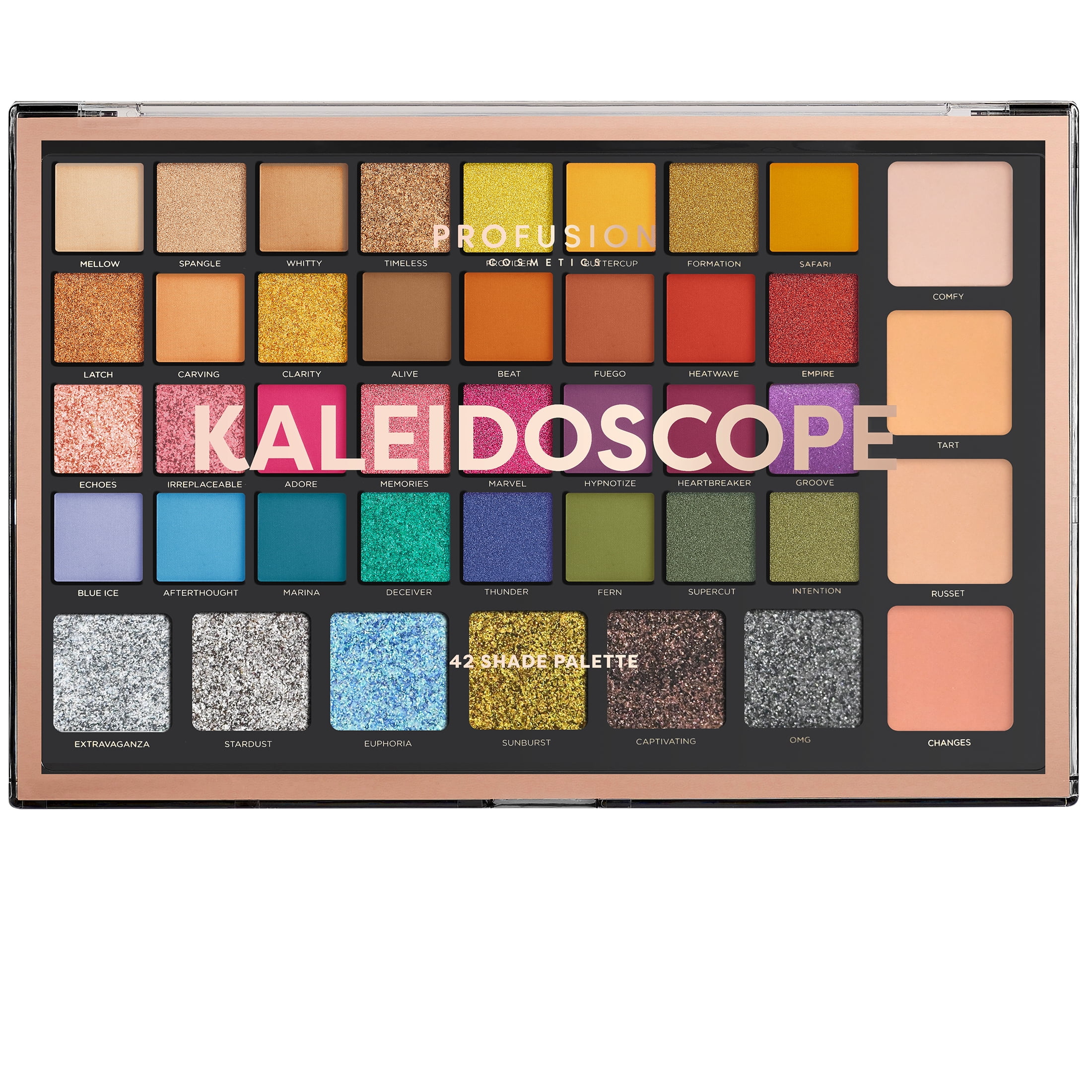 Profusion luuux galore Profusion Cosmetics Kaleidoscope Palette, 42 Shades, 16.16 oz