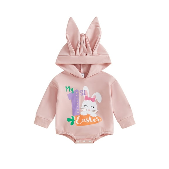 CocMouse Baby Girls Boys Rompers Hoodies Easter Clothes Spring Jumpsuits