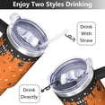 thumbnail image 5 of 40oz Stainless Steel Halloween Travel Mug with Handle and Straw, Insulated Tumbler for Fall, Perfect for Hot or Cold Drinks, Ideal for Women and Girls Enjoying Spooky Season Beverages., 5 of 7