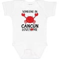 thumbnail image 3 of Inktastic Someone in Cancun Loves Me Boys or Girls Baby Bodysuit, 3 of 5