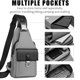thumbnail image 3 of Bolso de hombro impermeable para hombre, bolso de mensajero USB, bolso de hombro informal para hombre, tela Oxford, 3 of 5