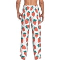 thumbnail image 3 of Xecao Strawberries Men's Straight Lounge Pajama Pants: The Ultimate in Comfortable Sleepwear, 3 of 9