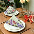 thumbnail image 3 of GZHJMY Colorful Garden Flowers Napkins Table Decorations Napkin Set for Gift Giving, Dining, Parties 20 x 20in, 3 of 7