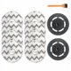 thumbnail image 4 of 11 piezas compatibles con paño de limpieza Ecovacs, soporte para trapo, repuesto gris, 4 of 5