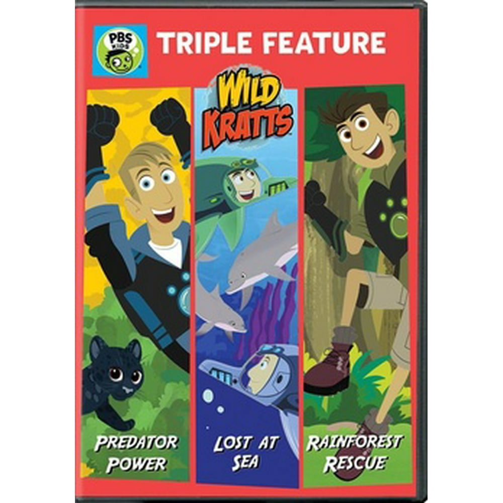 Wild Kratts: Predator Power / Lost at Sea / Rainforest Rescue (DVD