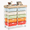 Rainbow, variant on BEHERZT 10-Drawer Rolling Storage Cart with Wooden Tabletop, Large Capacity Utility Cart & Mobile Organizer for Craft Supplies, Art, Home Office, Classroom - Gray