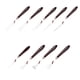 thumbnail image 4 of Seitruly Raspador de pintura al óleo Raspadores de paleta de plástico de mezcla multiusos Type3 NO3, 4 of 6