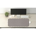 thumbnail image 2 of Geometric Computer Mouse Pad, Repeating Pattern of Ikat Style Nomadic Exotism of Rhombus Motifs, Rectangle Non-Slip Rubber Mousepad Large, 31" x 12" Gaming Size, Mauve Taupe Off White, by Ambesonne, 2 of 2