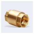 thumbnail image 3 of 1Pcs DN15/DN20/DN25 NPT Brass Thread In-Line Spring Check Valve 25mm Diameter 200WOG For Water Control ,Solid Connection, 3 of 4