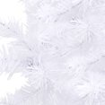 thumbnail image 3 of vidaXL Corner Artificial Christmas Tree White 150 cm PVC, 3 of 5
