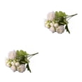 thumbnail image 3 of Ramo de flores artificiales de peonía Matsuzay para fiesta en casa toque Real Blanco, 3 of 6