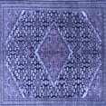 thumbnail image 1 of Ahgly Company Indoor Square Persian Blue Traditional Area Rugs, 6' Square, 1 of 4