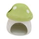 thumbnail image 2 of Adorable hábitat de cerámica con forma de hongo para hámsteres, cueva para animales pequeños. Verde, 2 of 9