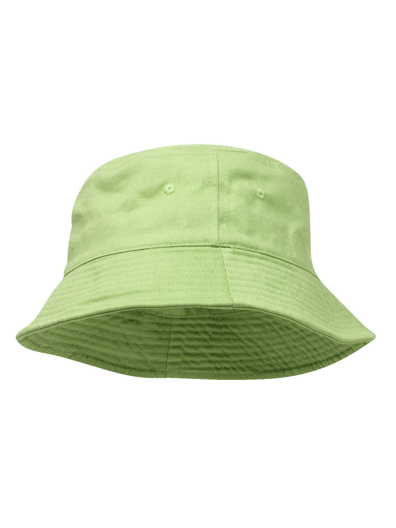 TopHeadwear Blank Cotton Bucket Hat - Apple Green - SmallMedium