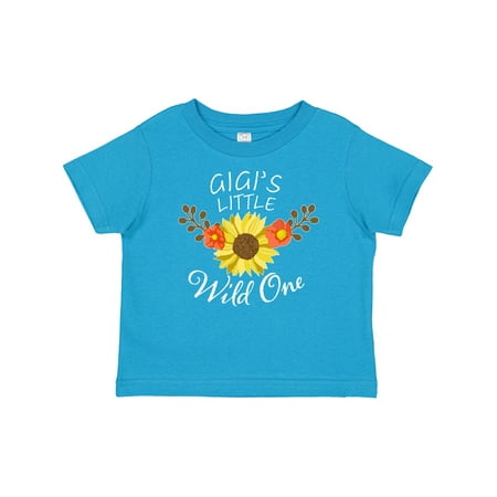 

Inktastic Gigi s Little Wild 1 with Beautiful Sunflower Gift Baby Boy or Baby Girl T-Shirt