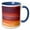 Blue/White, variant on 3drose, Usa, Georgia, Clouds Reflecting Sunrise 1., 11oz Two-tone Green Mug