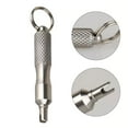 thumbnail image 3 of 1Pc Tire Screwdriver Screw Driver Stainless Keychain Tire Core Wrench Spanner for Car Motor Tyre Installation Repair Tools, 3 of 8