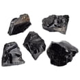 thumbnail image 1 of Adornos de obsidiana natural, piedras de obsidiana pequeñas, decoraciones de piedras de obsidiana irregulares, 5 uds., 1 of 7